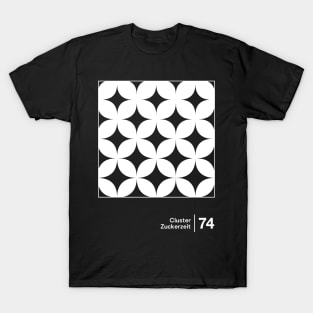 Zuckerzeit - Original Minimal Style Graphic Artwork Design T-Shirt